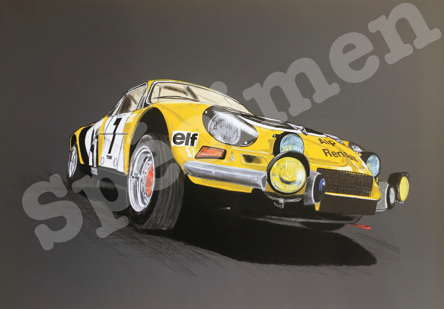 A110 1973 Gray background
