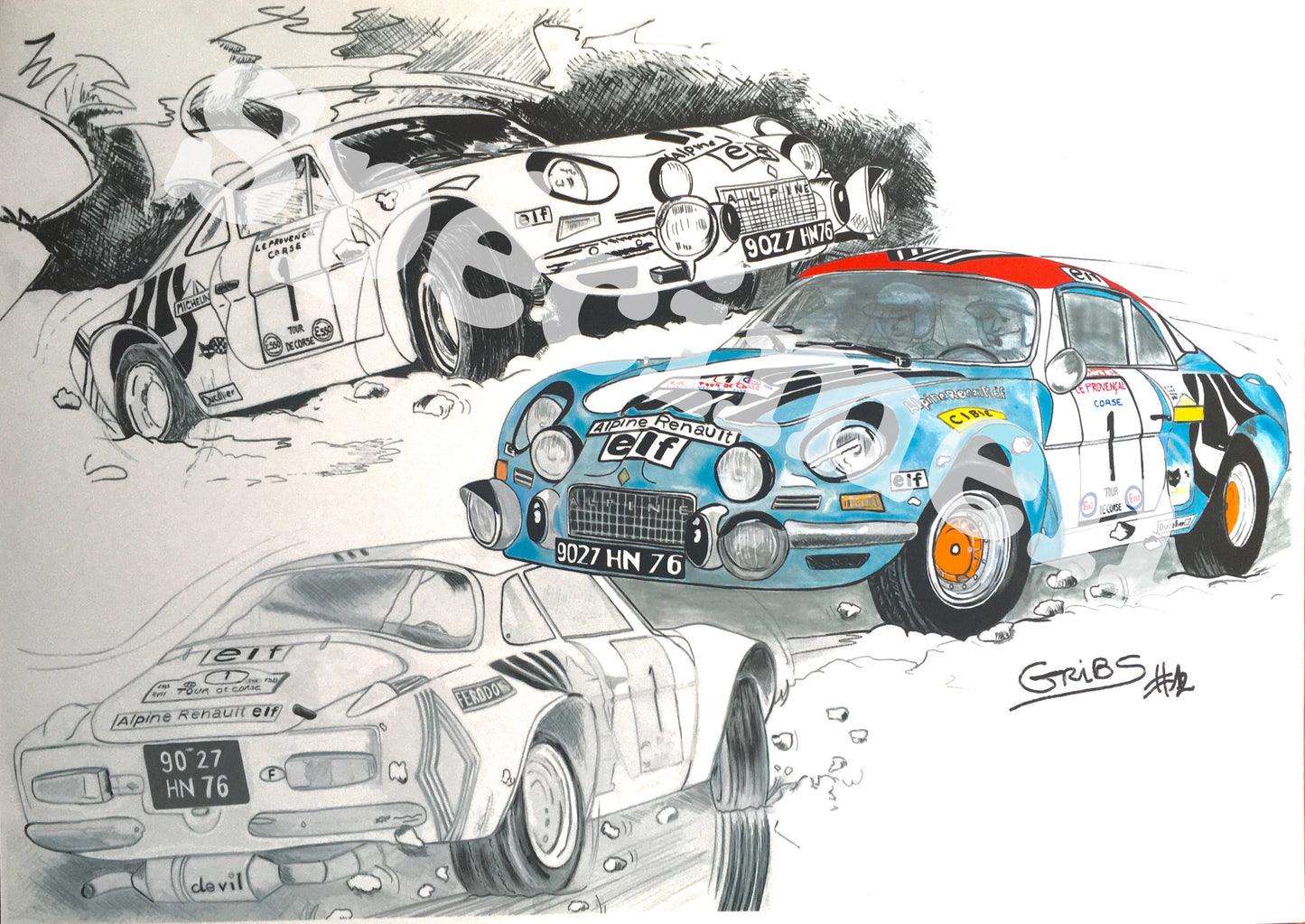 Alpine tour of Corsica trio